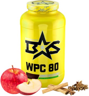 Протеин Binasport WPC 80 (1300г, яблоко/корица)