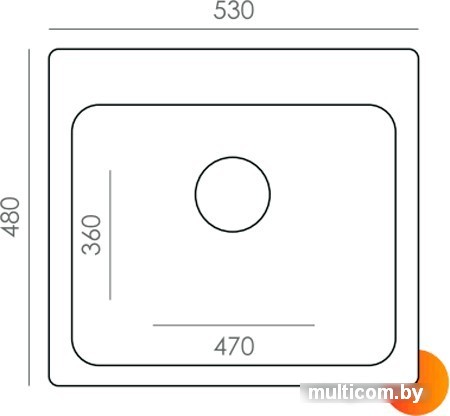 Кухонная мойка Quartz Bond 530 (туман)