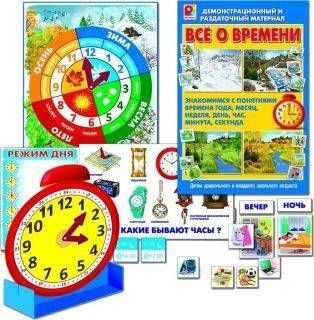 Развивающая игра Радуга Все о времени С-855