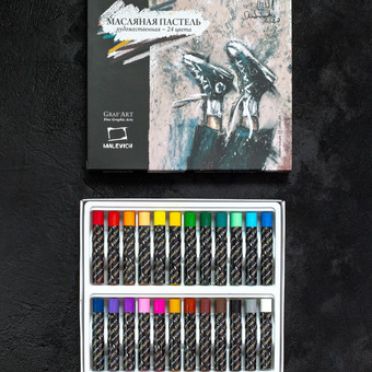 Набор масляной пастели Малевичъ 810017 (24 цвета)