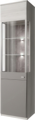 Шкаф-пенал Anrex Diego 1V1D L (бонди бич/силк шитаке)