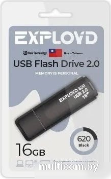 USB Flash Exployd 620 16GB (черный)