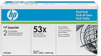 Картридж HP 53x (Q7553XD) 2 шт.
