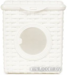 Коробка для хранения Violet Ротанг с иллюминатором V420306 (белый)