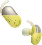 Наушники с микрофоном Sony WF-SP700N (желтый)