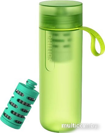 Бутылка для воды Philips GoZero AWP2722LIR/31 590мл (зеленый)