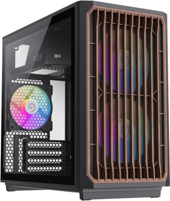 Корпус GameMax F35 BW (коричневый)