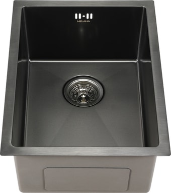 Кухонная мойка Melana ProfLine D5138HB (сатин графит, глубина 22 см, сталь 1.2 мм)
