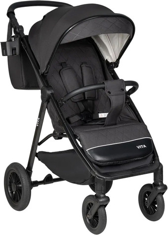 Коляска прогулочная «книга» Costa Vita VT-1 (черный)