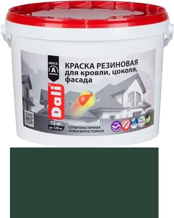 Краска Dali Резиновая 6 кг (зеленый)