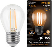 Светодиодная лампа Gauss E27 5Вт 2700К [105802105]