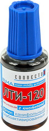 Флюс для пайки Connector ЛТИ-120 (20 мл)