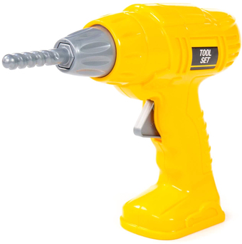 Дрель игрушечная Полесье Шуруповёрт №2 90485 (желтый)