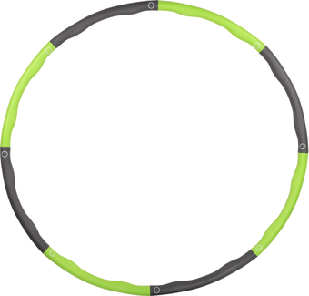 Массажный обруч Indigo IN301 (зеленый/серый)