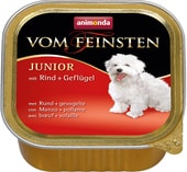Корм для собак Animonda Vom Feinsten Junior mit Rind + Geflugel 150 г