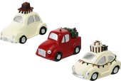 Набор свечей Tkano New Year Essential Magic drive TK24-NY_CND0012 (3 шт, красный/бежевый)