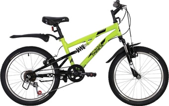 Детский велосипед Novatrack Titanium New 20 2020 20SS6V.TITANIUM.GN20 (зеленый)