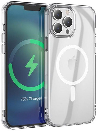 Чехол для телефона Hoco Magnetic для iPhone 14 Pro Max (прозрачный)