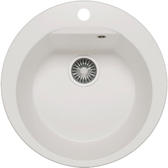 Кухонная мойка Polygran Atol-520 (белый хлопок 36)