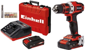 Дрель-шуруповерт Einhell TE-CD 18/40 Li 4513910 (с 2-мя АКБ, кейс)