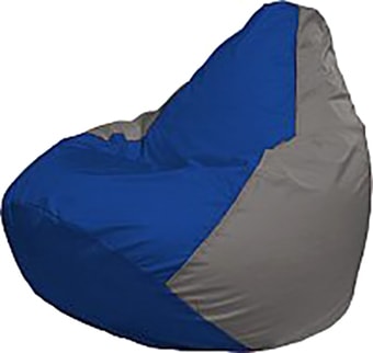Кресло-мешок Flagman Груша Мега Super Г5.1-126 (синий/серый)