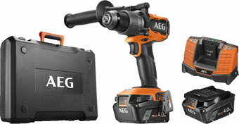 Дрель-шуруповерт AEG Powertools BS 18C3BL-402C 4935478936 (с 2-мя АКБ, кейс)