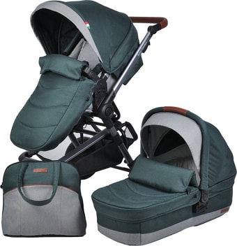 Универсальная коляска Farfello Zuma Duo Comfort (изумрудный)