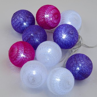 Новогодняя гирлянда Uniel ULD-S0200-010/STB/2AA WHITE IP20 TANGLES-1 UL-00007341