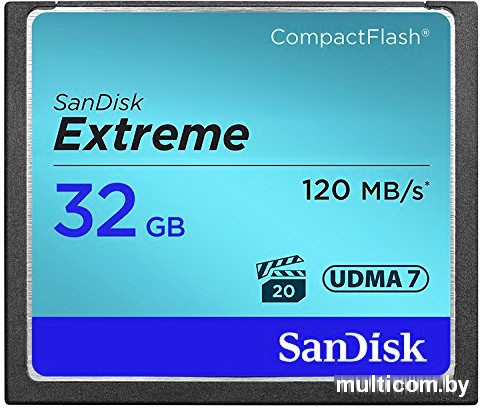 Карта памяти SanDisk Extreme CompactFlash 32GB [SDCFXSB-032G-G46]