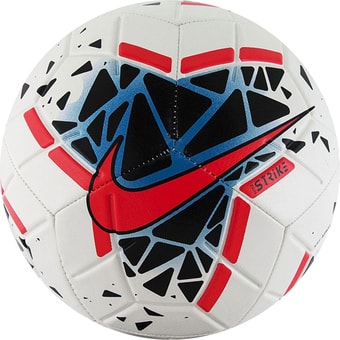 Мяч Nike Strike SC3639-106 (5 размер, белый/красный/черный)
