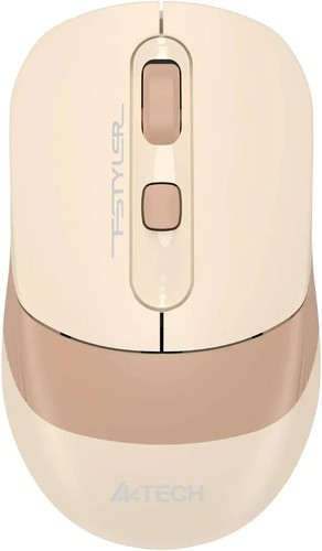 Мышь A4Tech Fstyler FG10CS Air (бежевый/коричневый)
