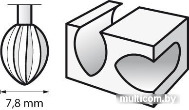 Насадка фрезеровальная Dremel 2.615.014.4JA
