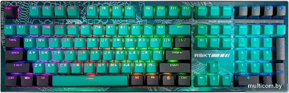 Клавиатура Raskat KM002-UV-GREEN