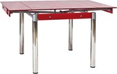 Кухонный стол Signal GD-082 (красный)