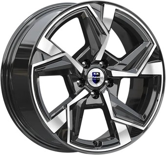 Литые диски K&K Кайан 18x7.5&quot; 5x112мм DIA 66.6мм ET 37мм Алмаз черный