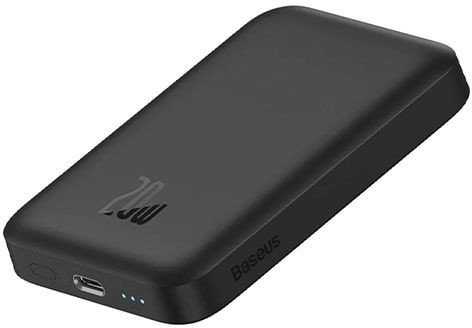 Внешний аккумулятор Baseus Magnetic Mini Air Wireless Fast Charge Power Bank 20W 6000mAh (черный)