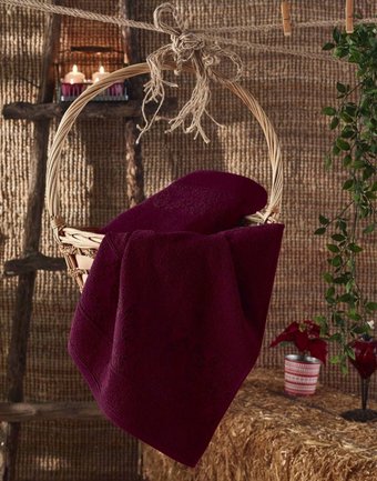 Полотенце Sofi De MarkO Garlet 70x140 S.118бордо (бордовый)