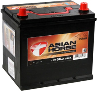 Автомобильный аккумулятор Asian Horse 60 JL (60 А&middot;ч)
