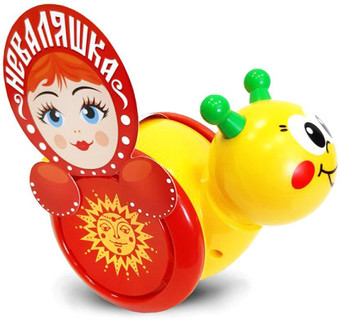 Развивающая игрушка Биплант Неваляшка Улитка №1 15018