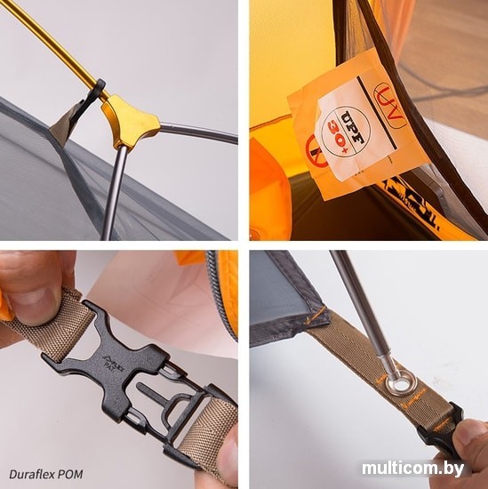 Палатка Naturehike Cycling Ultralight 1 NH18A095-D (20D, оранжевый)