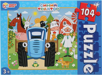 Пазл Умные игры Синий трактор (104 эл)