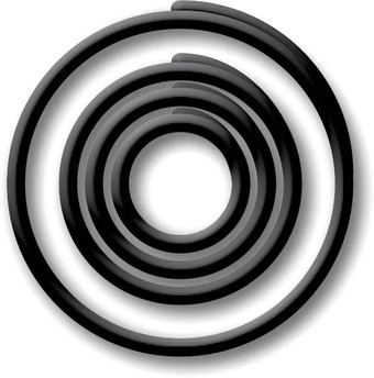 Пластиковые кольца для переплета OPUS EasyRing 20 мм EASYRING20CZA160 (160 шт, черный)