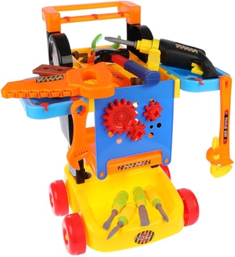 Тележка с инструментами игрушечная Наша Игрушка Маленький мастер 998-4