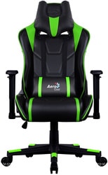 Кресло AeroCool AC220 AIR (черный/зеленый)