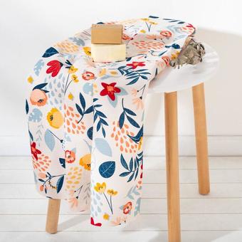 Полотенце Этель Цветочное поле 5472045 (белый)