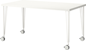 Письменный стол Ikea Линнмон/Крилле (белый/белый) [390.019.42]
