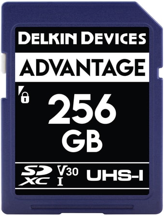 Карта памяти Delkin Devices SDXC Advantage UHS-I 256GB