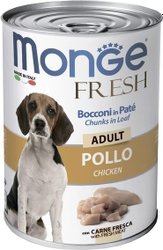 Сухой корм для собак Monge Fresh Chunks in Loaf мясной рулет из курицы (400 г)