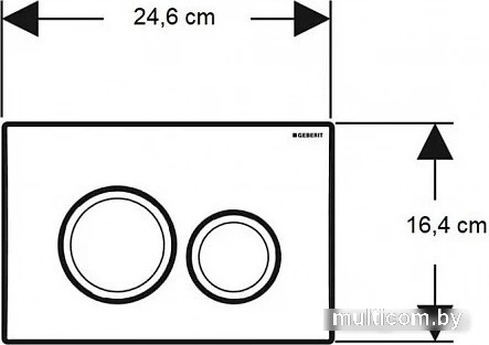 Geberit Delta 20 115.127.11.1 (альпийский белый)