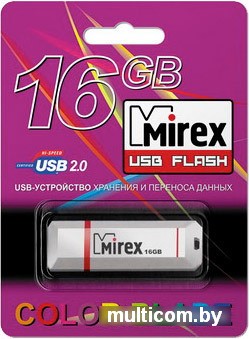 USB Flash Mirex KNIGHT WHITE 16GB (13600-FMUKWH16)